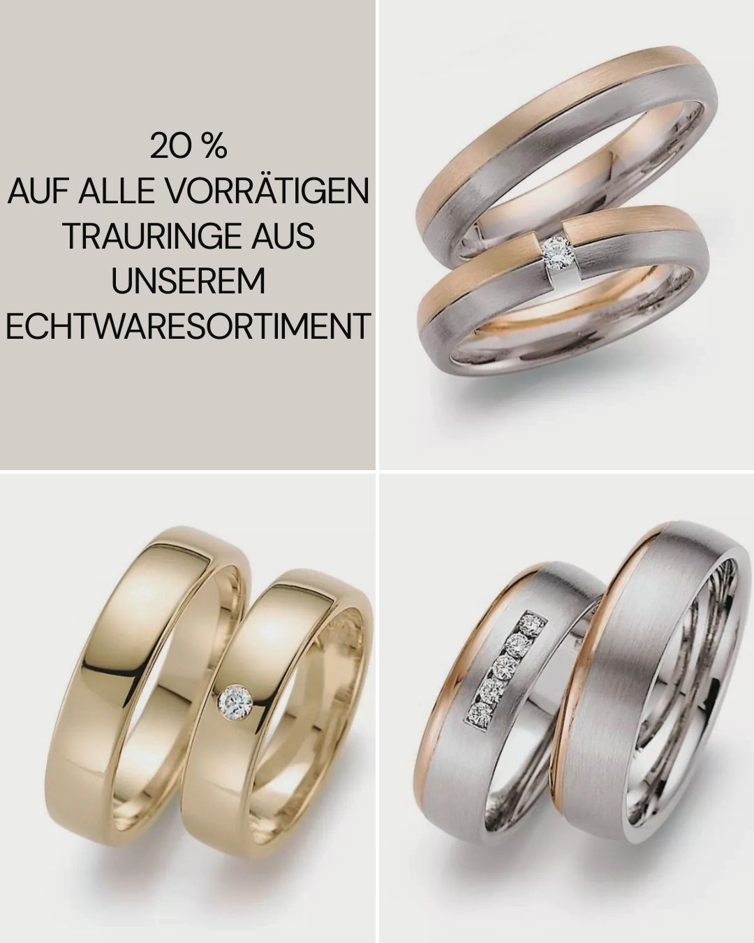 20 aufallevorrtigentrauringeausunseremechtwaresortiment